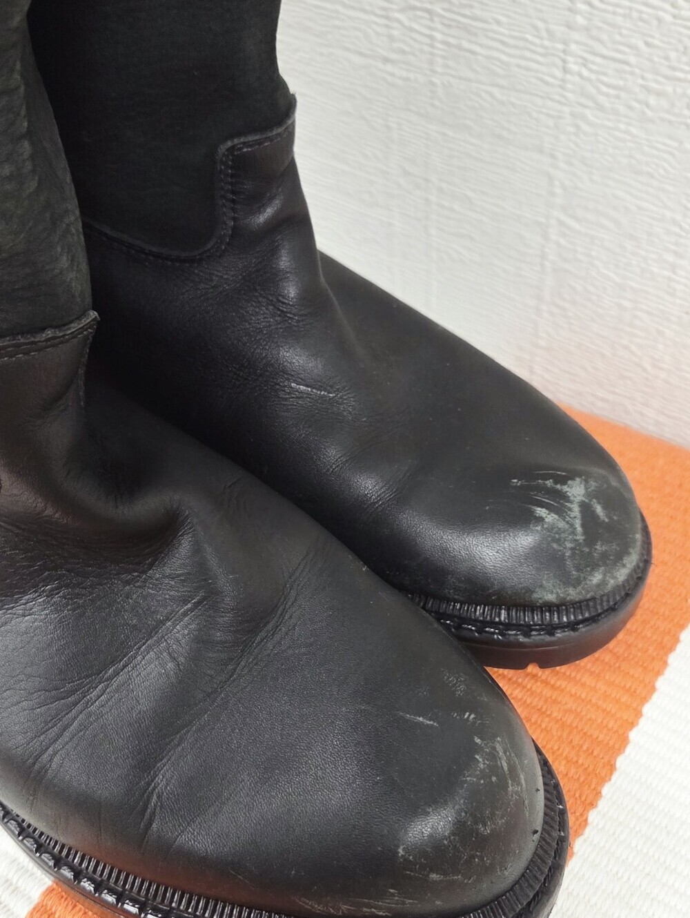 Blondo Canada wool lined Black Lace-Up Knee Boots 8 - Picture 9 of 13